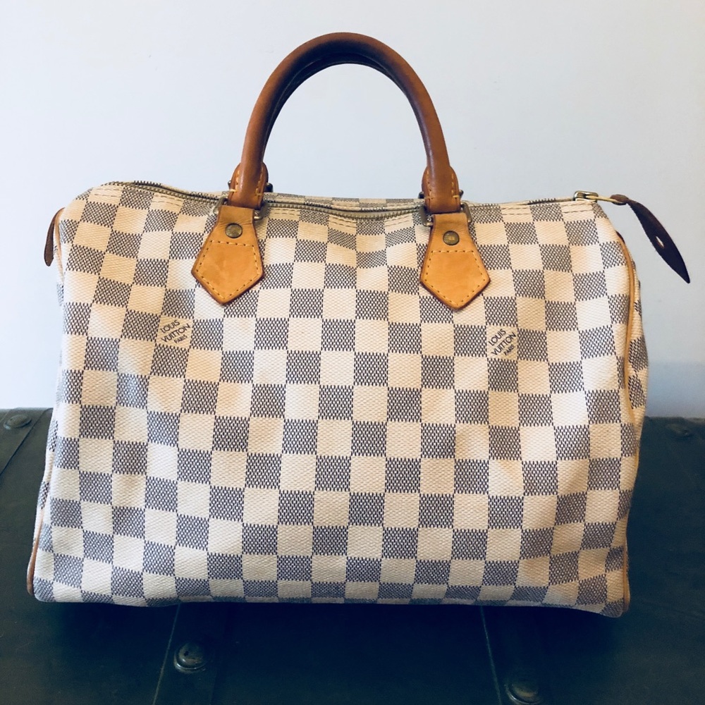 Louis Vuitton Damier Canvas Azur Speedy 30